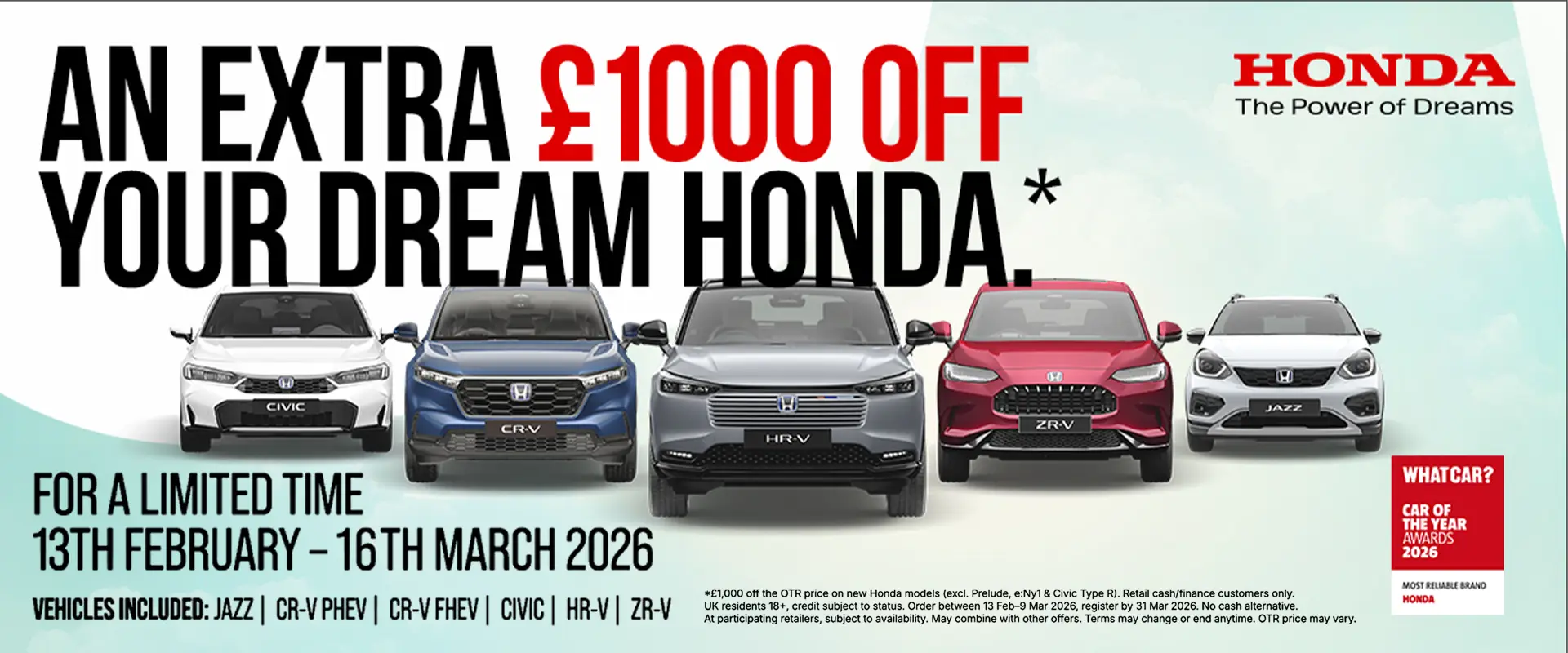 Dream Bigger Sales Event