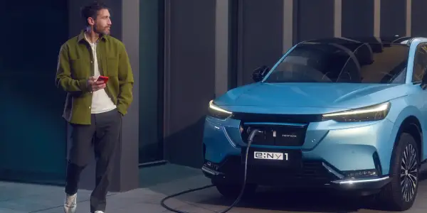 Honda e:Ny1 charging